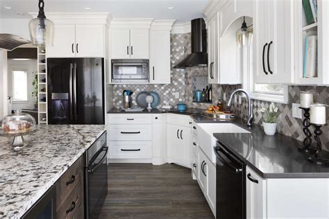 black stainless steel cabinet color schemes